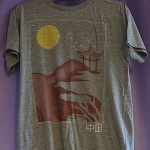Gray Graphic T-Shirt